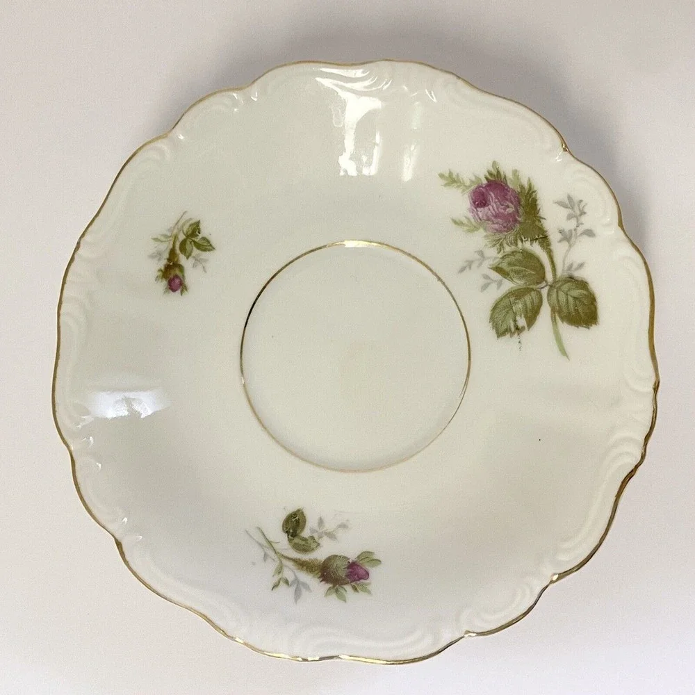 Vintage Rose China Made in Japan‎ Cup and Saucer Set